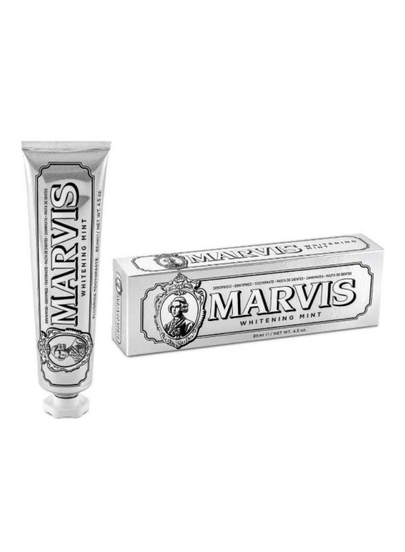 Marvis Whitening Mint Toothpaste with Xylitol 85ml – Refreshing Whitening Toothpaste for Daily Oral Care